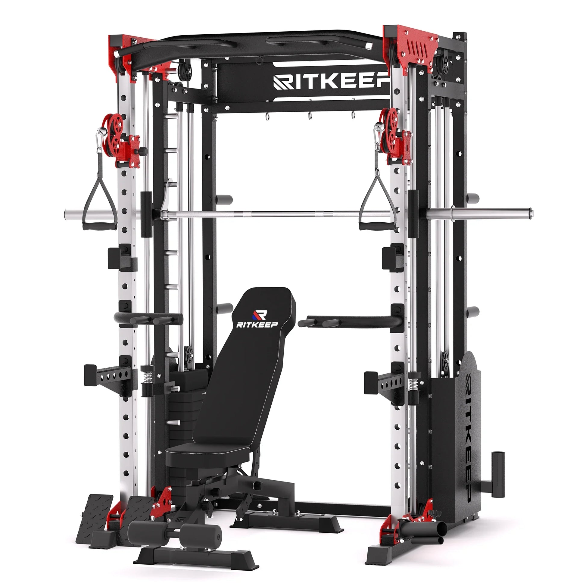 PMAX 5600 Home Gym Smith Machine - Integrated Weight System
