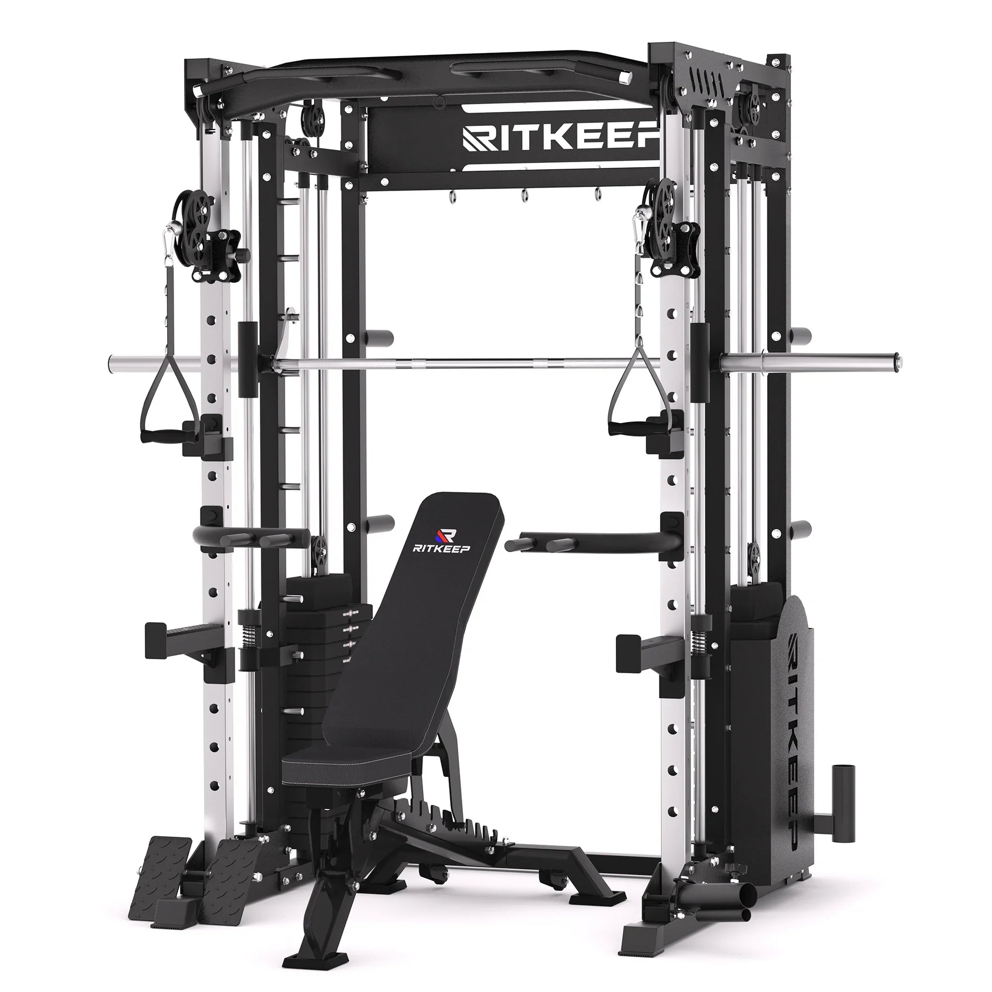 PMAX 5600 Home Gym Smith Machine - Integrated Weight System