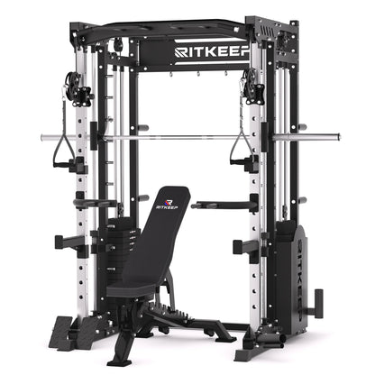 PMAX 5600 Home Gym Smith Machine - Integrated Weight System