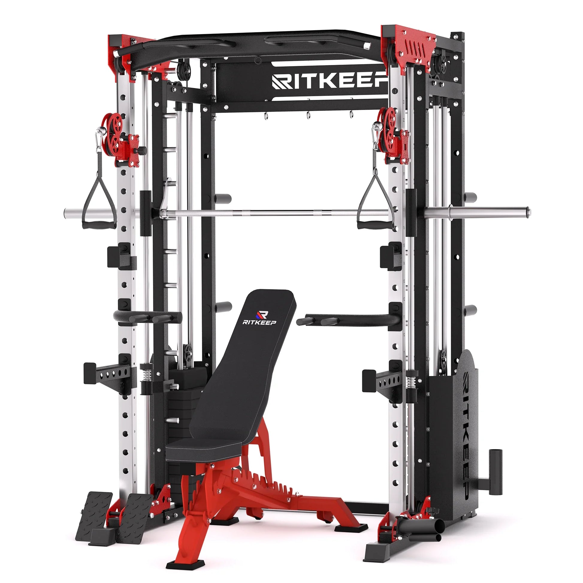 PMAX 5600 Home Gym Smith Machine - Integrated Weight System