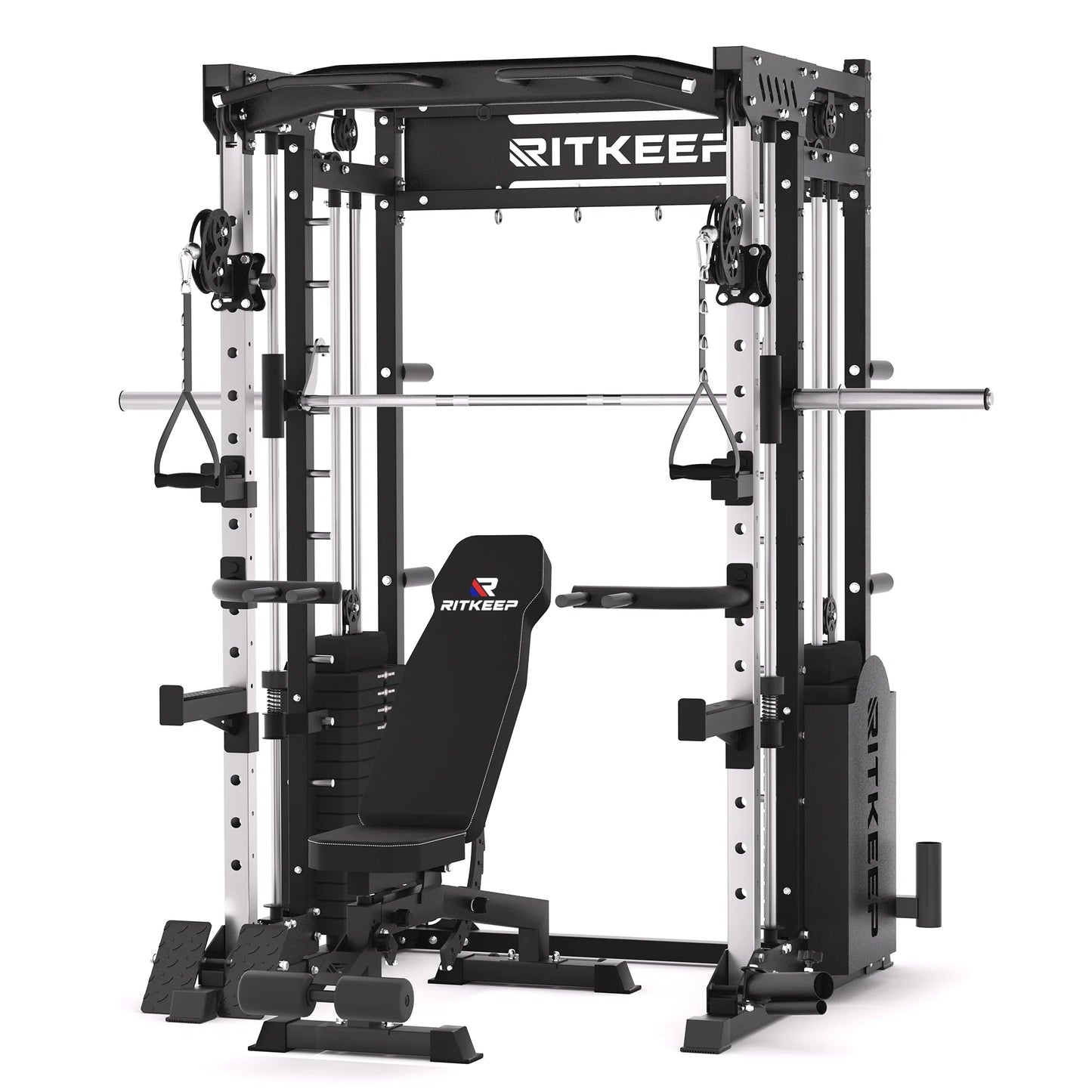 PMAX 5600 Home Gym Smith Machine - Integrated Weight System