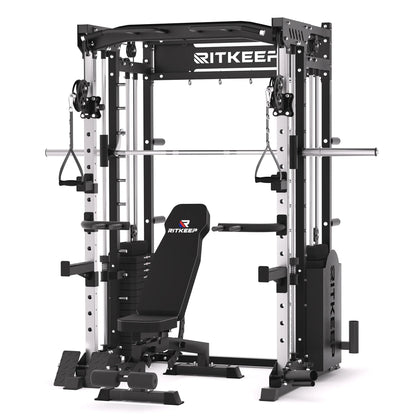 PMAX 5600 Home Gym Smith Machine - Integrated Weight System