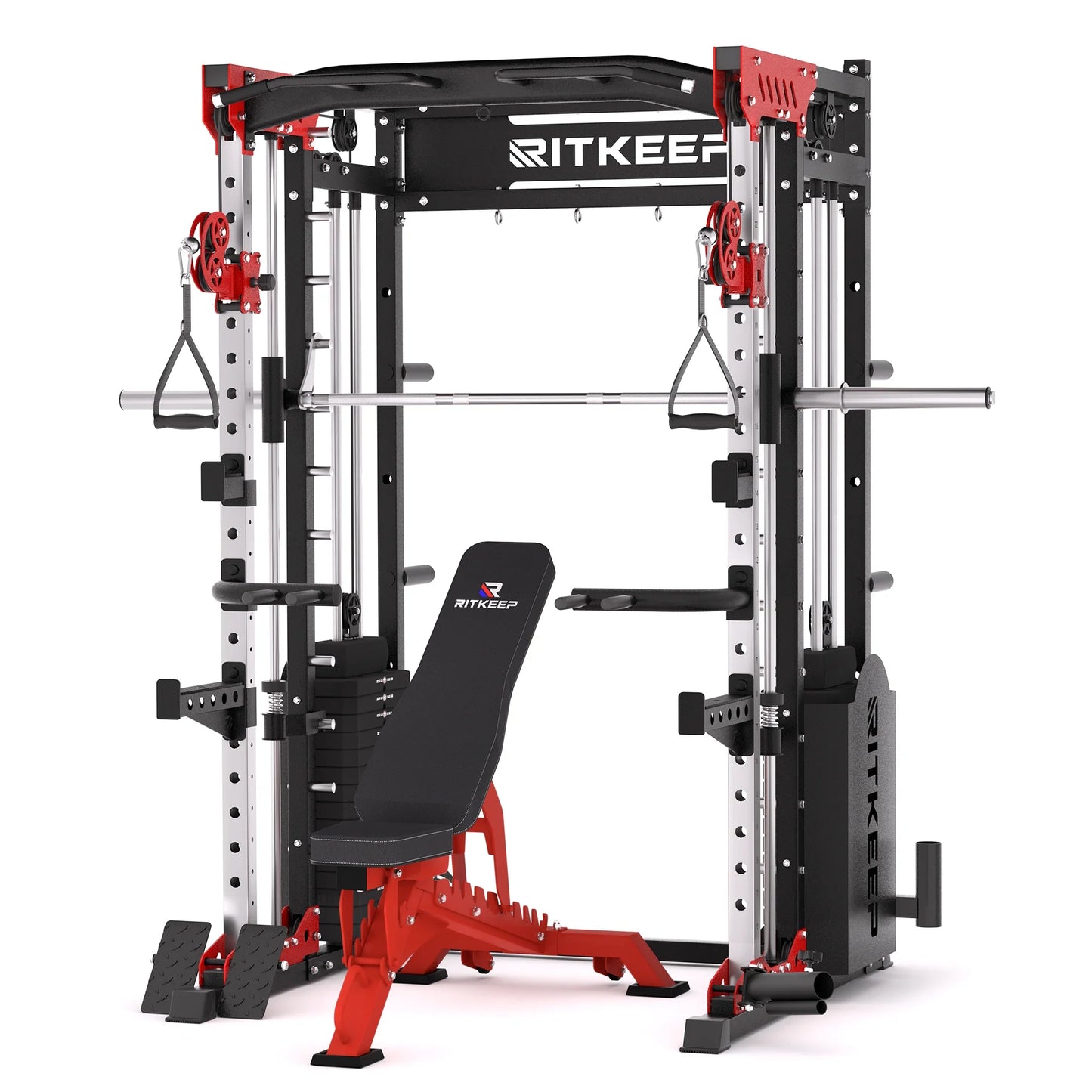 PMAX 5600 Home Gym Smith Machine - Integrated Weight System