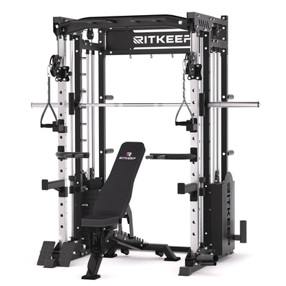 PMAX 5600 Home Gym Smith Machine - Integrated Weight System