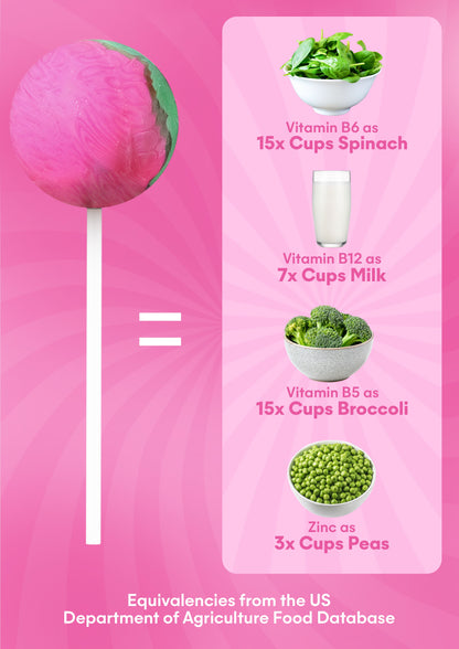 It Girl Superfood Greens Lollipops - Vegan Candy with Supergreens, Vitamins & Antioxidants