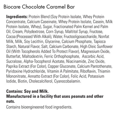 High Protein Chocolate Caramel Bar