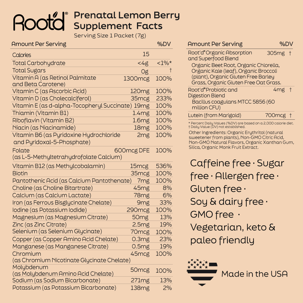 Essential Prenatal Nutrition + Electrolytes