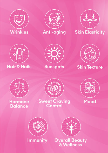 It Girl Beauty Lollipops - Collagen Peptides & Vitamin C Healthy Candy for Skin, Hair, Nails