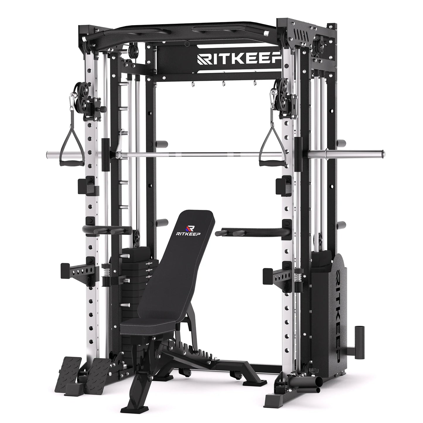 PMAX 5600 Home Gym Smith Machine - Integrated Weight System