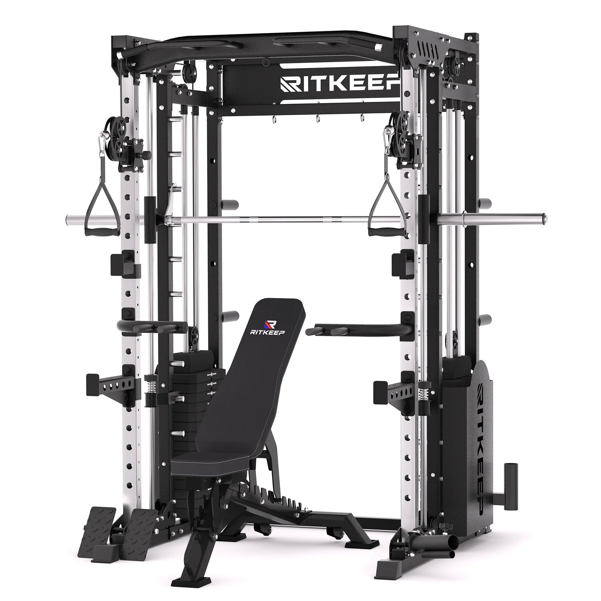 PMAX 5600 Home Gym Smith Machine - Integrated Weight System