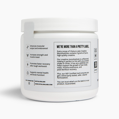 Unflavored Creatine Monohydrate