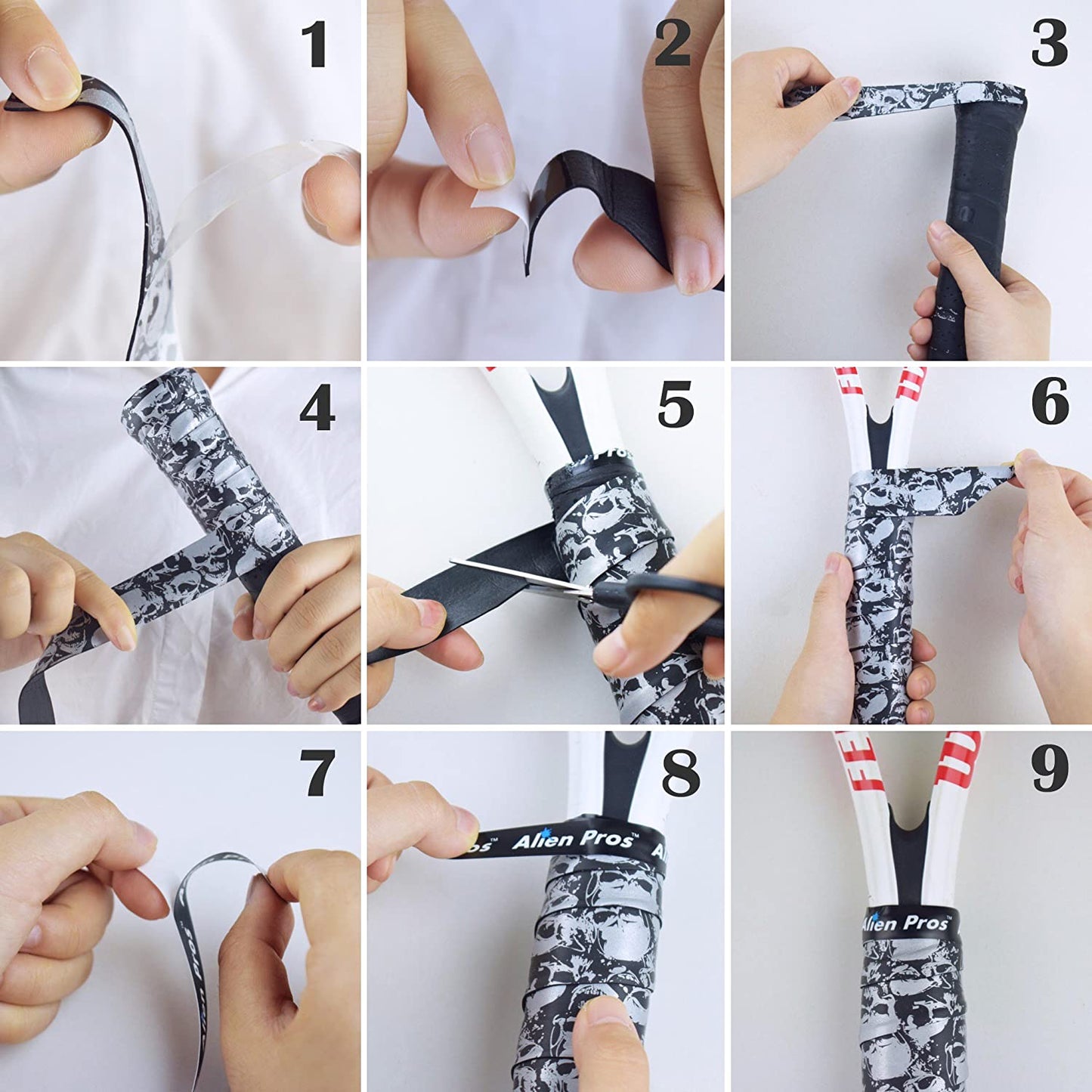 Tennis Racket Grip Tape – Tac Moisture Feel Tennis Grip – Tennis Overgrip Grip Tape Tennis Racket – Wrap Your Racquet for High Performance