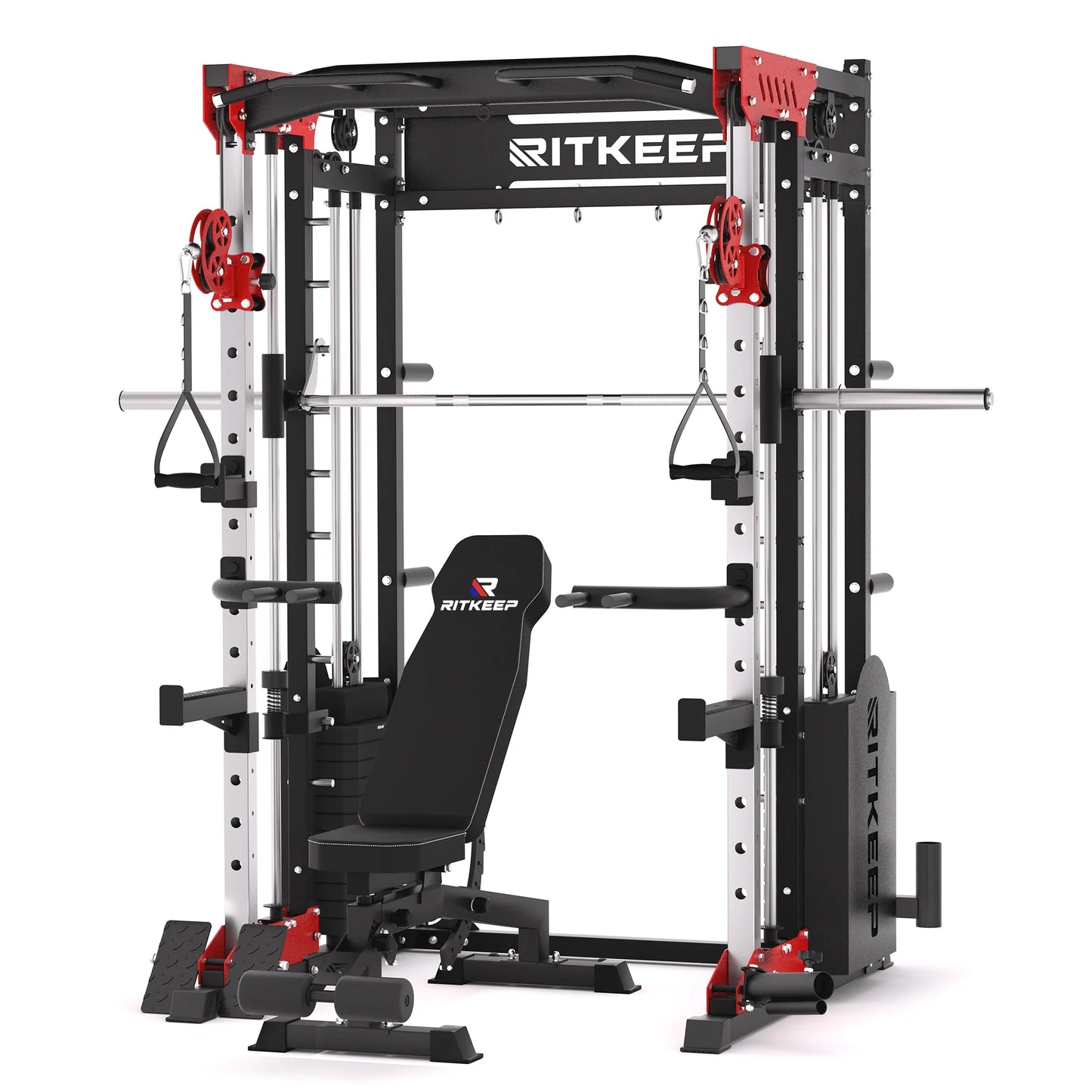 PMAX 5600 Home Gym Smith Machine - Integrated Weight System