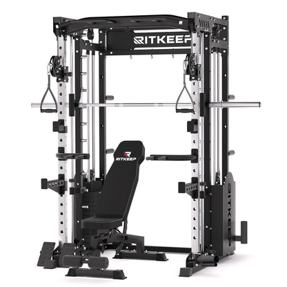 PMAX 5600 Home Gym Smith Machine - Integrated Weight System