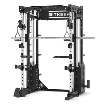 PMAX 5600 Home Gym Smith Machine - Integrated Weight System