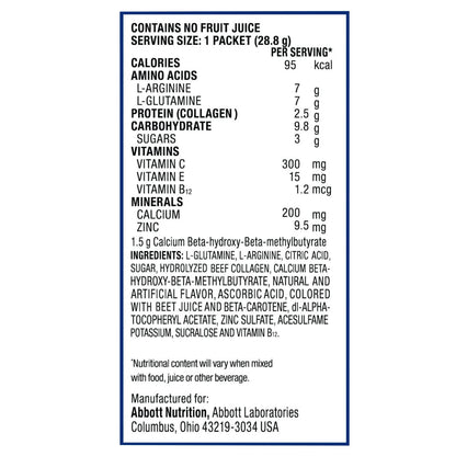 Juven Therapeutic Nutrition Drink Mix, Fruit Punch Flavor